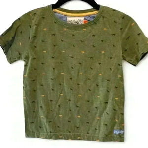 Huntington BC Boys Green Dinosaur T-Shirt Size 7